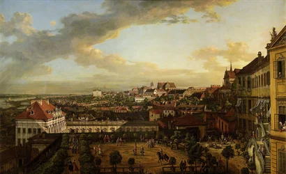 View of Warsaw from the Terrace of the Royal Castle